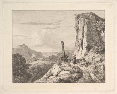 Mladá žena se šesti kozami, 1815. od Johann Christian Erhard