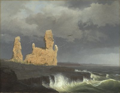 Islandské pobřeží, 1889 od Johann Christian Ezdorf
