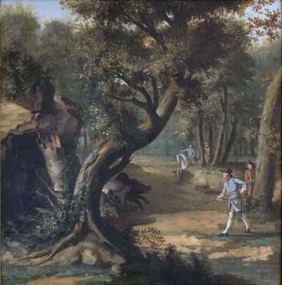 Lov divočáků od Johann Christian Klengel