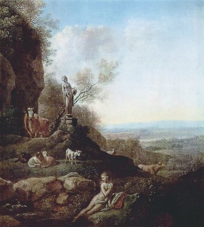 Italská krajina od Johann Christian Klengel