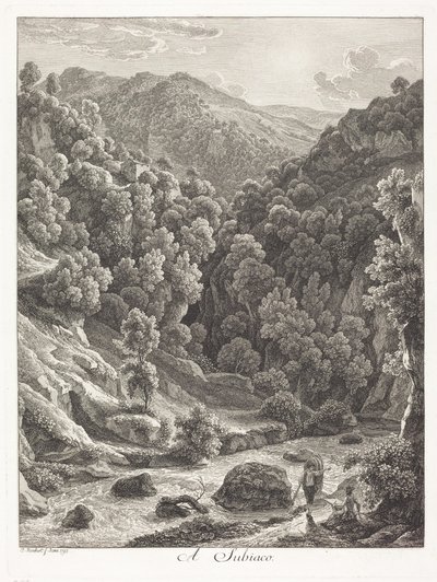 V Subiacu (u Subiaca) od Johann Christian Reinhart