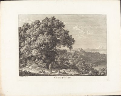 Castella Gandolfo od Johann Christian Reinhart