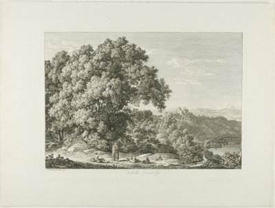 Hrad Gandolfo od Johann Christian Reinhart