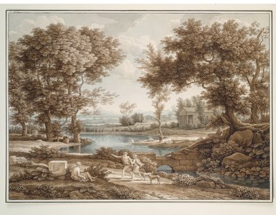 Hrdinská krajina od Johann Christian Reinhart
