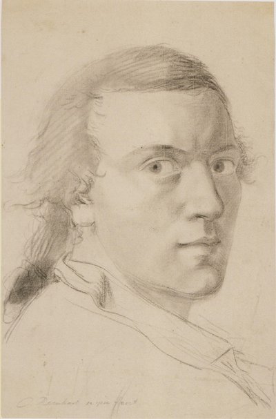 J C Reinhart Autoportrét 1786 od Johann Christian Reinhart