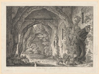 Krajina – Ve vile Mecenata v Tivoli od Johann Christian Reinhart