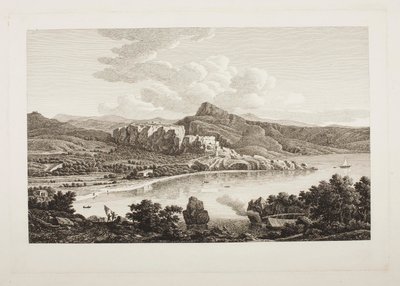 Pohled na ruiny Karthaie na ostrově Keos od Johann Christian Reinhart