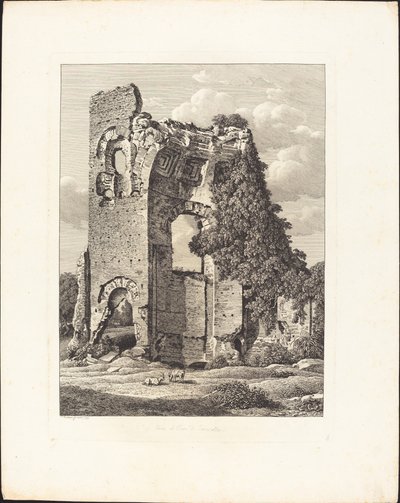Nedaleko cirkusu Caracalla od Johann Christian Reinhart