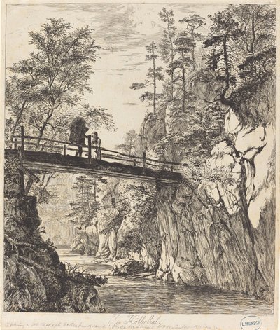 Im Höllenthal (v údolí Höllen) od Johann Christoph Erhard