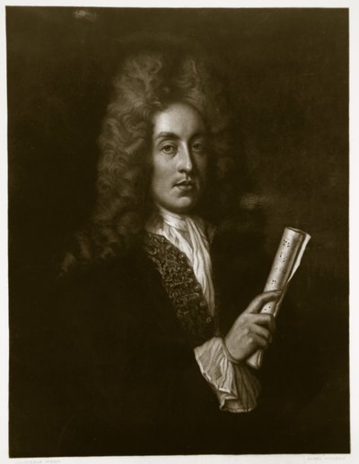 Portrét Henryho Purcella (1659-95) vyrytý Georgem J. Zobelem (1810-81) od Johann Closterman