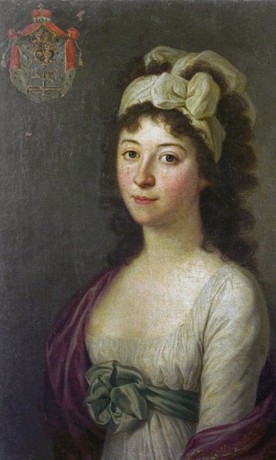 Hraběnka Anna Luisa Barbara Babette Odescalchi 1778-1813, rozená Keglevich de Buzin. od Johann Daniel Donat