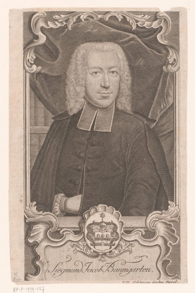 Portrét Sigmunda Jacoba Baumgartena od Johann David Schleuen (I)