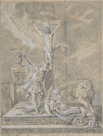 Alegorie křesťanských ctností, 1746. od Johann Elias Ridinger