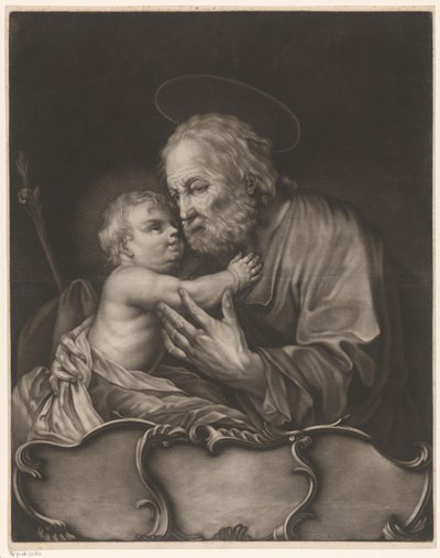 Josef s Ježíškem od Johann Elias Ridinger