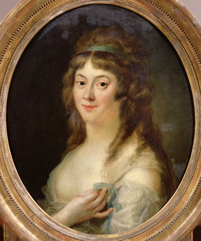 Madame Jeanne-Marie Roland de la Platiere (rozená Philippon) (1756-93) 1792 od Johann Ernst Heinsius