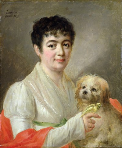 Portrét neznámé ženy, 1809 od Johann Ernst Heinsius