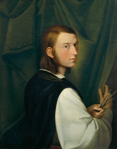 autoportrét od Johann Evangelist Scheffer von Leonhardshoff
