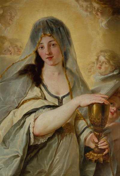 Alegorie víry (olej na plátně) od Johann Friedrich August Tischbein