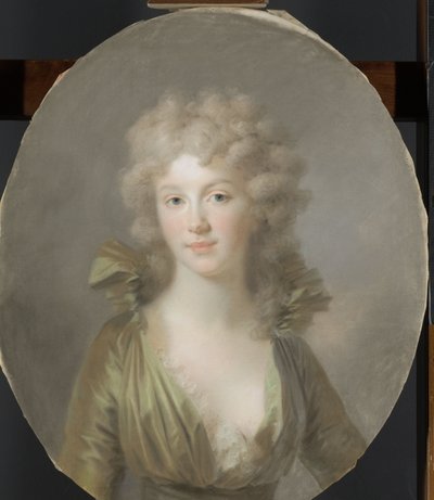 Frederica Louisa Wilhelmina (1774-1837), princezna z Pruska. Od roku 1791 manželka Willema Frederika, prince z Orange-Nassau od Johann Friedrich August Tischbein
