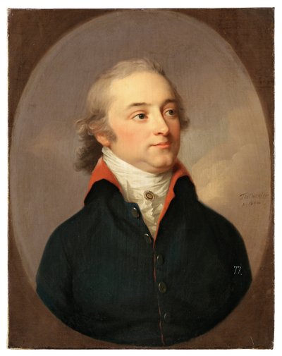 Portrét Friedricha Karla Ludwiga, vévody ze Šlesvicka-Holštýnska-Sonderburg-Beck 1757-1816, 1800 od Johann Friedrich August Tischbein