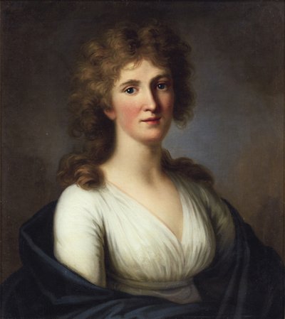 Portrét Sary Anny von Miltitz 1774-1819 od Johann Friedrich August Tischbein