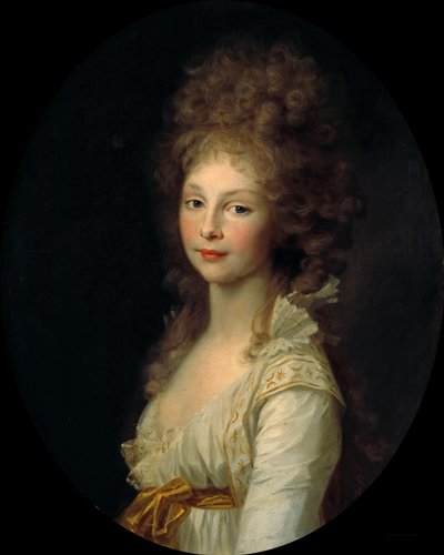Princezna Frederica Charlotte Pruská 1767-1820, 1797-1798. od Johann Friedrich August Tischbein
