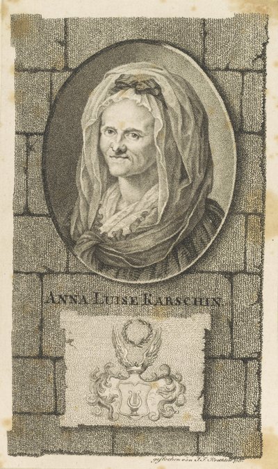 Portrét Anny Louisy Karsch 1722-1791, 1796. od Johann Friedrich Krethlow