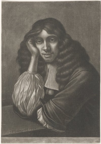 Portrét Forest Laughing Brown od Johann Friedrich Leonard