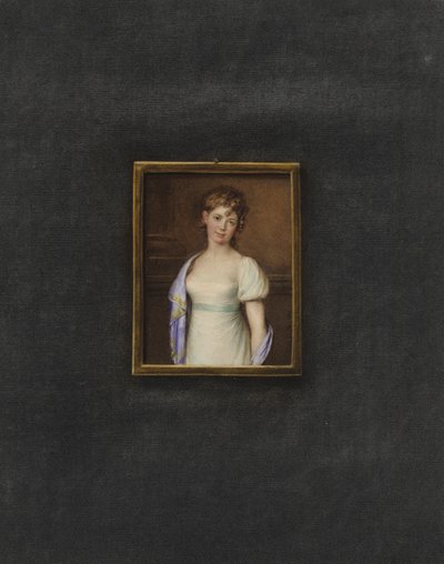 Portrét neznámé mladé ženy od Johann Friedrich Leybold