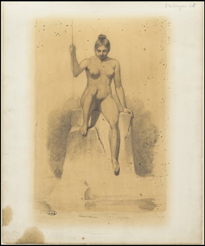 Sbírka původních Waldeckových uměleckých děl z Mezoameriky, rámeček 1 z 22 od Johann Friedrich Maximilian von Waldeck