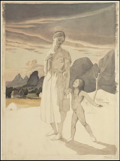 Kokoelma Waldeckin alkuperäisiä taideteoksia Mesoamerikkasta, laatikko 3/22 od Johann Friedrich Maximilian von Waldeck