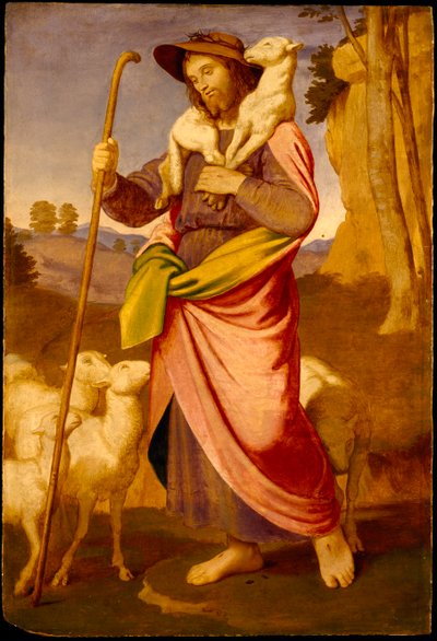 Dobrý pastýř, počátek 60. let 19. století. od Johann Friedrich Overbeck