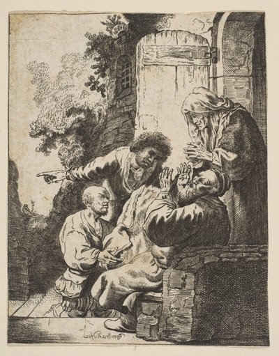 Josephův kabát přinesený Jacobovi, ca. 1633. od Johann Georg Hertel