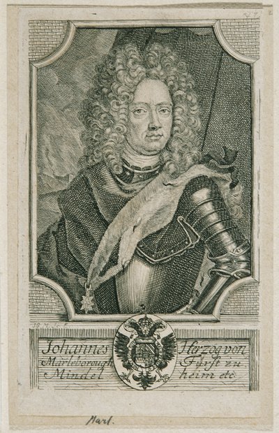 John Churchill Herzog von Marlborough od Johann Georg Mentzel