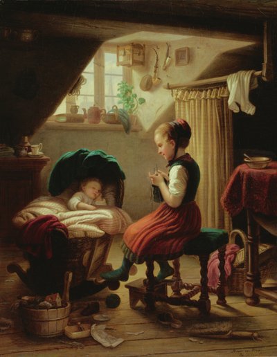 Péče o nejmenší od Johann Georg Meyer von Bremen