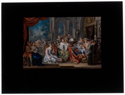 Alegorie pěti smyslů od Johann Georg Platzer