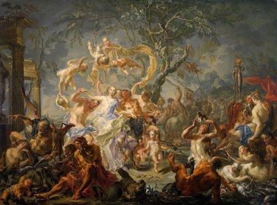 Alegorie misrule, 1720-61. od Johann Georg Platzer
