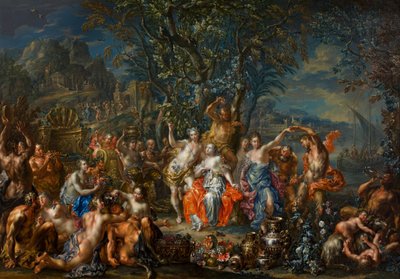 Bakchus a Ariadna od Johann Georg Platzer