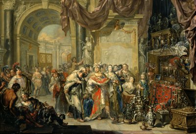 Kroisos a Solón od Johann Georg Platzer