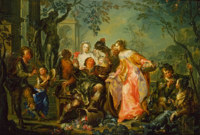 The Pleasures of the Seasons: Autumn od Johann Georg Platzer