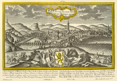 Jena, c1740. od Johann Georg Ringlin