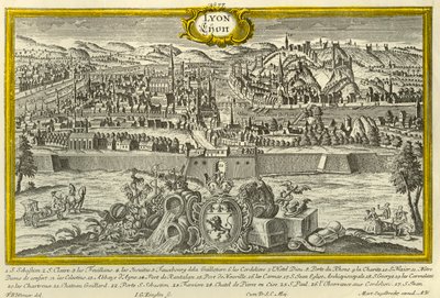 Lyons, c1740. od Johann Georg Ringlin