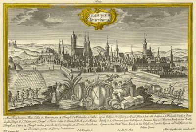 Norimberk, c1740. od Johann Georg Ringlin