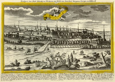 Olomouc, c1740. od Johann Georg Ringlin