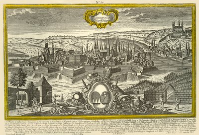 Würzburg, c1740. od Johann Georg Ringlin