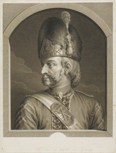 Sapér švýcarské gardy od Johann Georg Wille