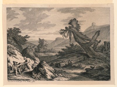 Piknik od Johann Georg Wille
