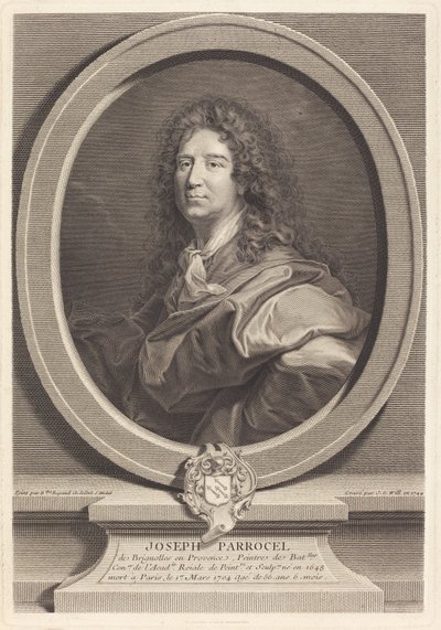 Josef Parrocel od Johann Georg Wille after Hyacinthe Rigaud