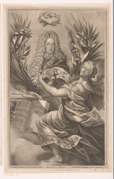 Portrét panovníka, možná Karla VI., císaře Svaté říše římské od Johann Georg Wolffgang