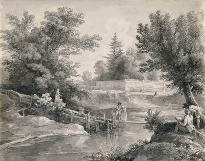 U Hirschangera v Anglické zahradě od Johann Georg von Dillis
